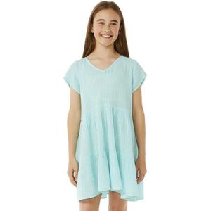 Rip Curl Premium Surf Short Sleeve Short Dress Blauw 14 Years Meisje