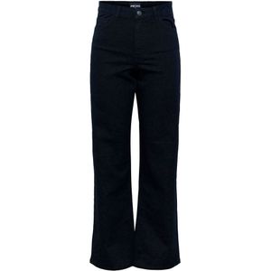 Pieces Peggy Wide Fit High Waist Jeans Zwart XL Vrouw