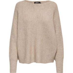 Only Daniella Knit Sweater Beige L Vrouw