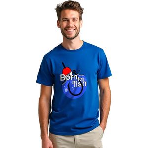 Kruskis Born To Fish T-shirt Met Korte Mouwen