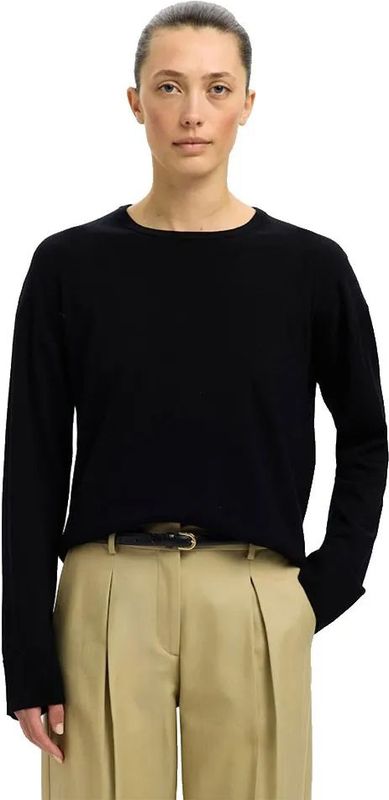 Selected - Thea - Gebreide Trui - 100% Merinowol - Ronde Hals - Lange Mouwen