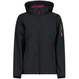 CMP - Softshell-jack - Antraciet - Warmte- & Wind- & Waterafstotend
