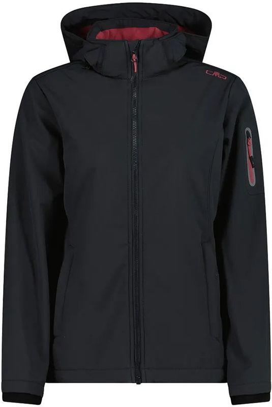 CMP - Softshell-jack - Antraciet - Warmte- & Wind- & Waterafstotend