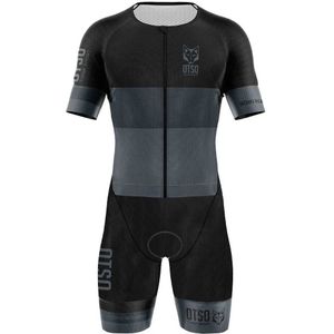 Otso Black Korte Mouw Triatlonpak