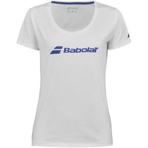 Babolat Exercise Short Sleeve T-shirt Wit XL Vrouw