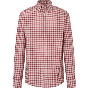 Hackett Mel Poplin Check Overhemd Met Lange Mouwen