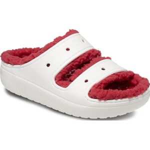 Crocs Classic Cozzzy Holiday Sweater Sandals Wit EU 38-39 Vrouw