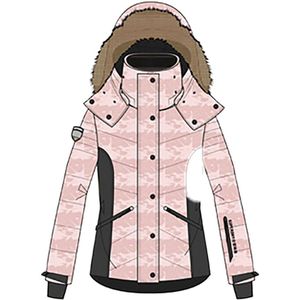 Superdry Snow Luxe Puffer Jacket Roze L Vrouw