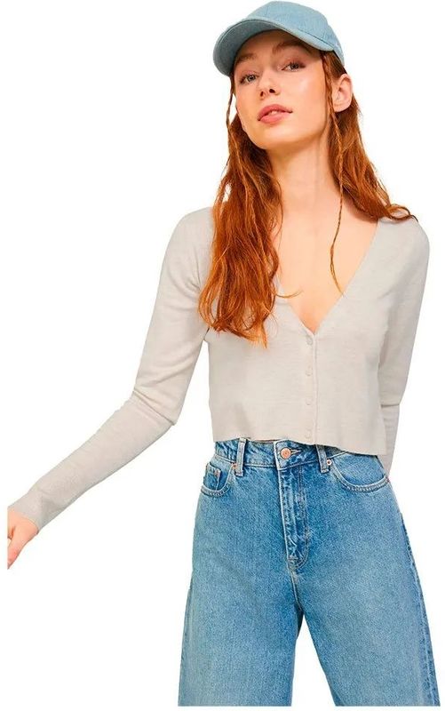 Jack & Jones - Isabel - Gebreid Vest - V-hals - Lange Mouwen