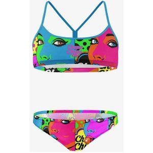 Otso - Chupa Chups Warhool - Halterbikini - Sneldrogend PBT-polyesterweefsel - UV beschermingsfactor 50+