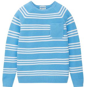 Tom Tailor Knitted Pullover Sweater Blauw 116-122 cm