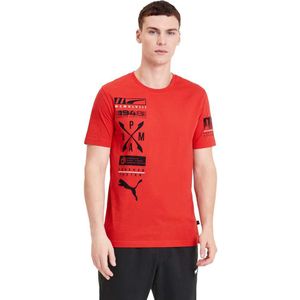 Puma Advanced Graphic Short Sleeve T-shirt Rood M Man