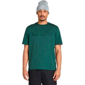 Timberland - TB0A6VPE3171 - T-shirt - Groen - Katoen - Korte Mouwen