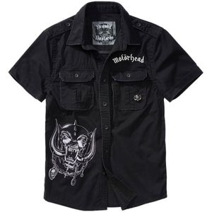 Brandit Motörhead Vintage Short Sleeve Shirt Zwart XL Man