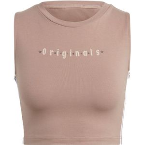 Adidas Originals Iq3404 Sleeveless T-shirt Bruin XS Vrouw