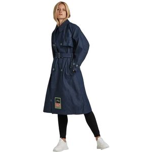 G-star High Trench Jacket Blauw S Vrouw