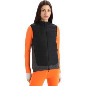 Icebreaker Merino Loft Vest Zwart L Vrouw
