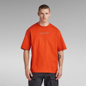 G-star Autograph Boxy Short Sleeve T-shirt Oranje S Man