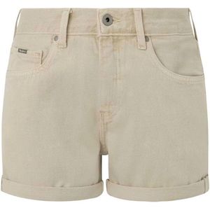 Pepe Jeans - Straight Fit - Hoge Taille Denim Shorts