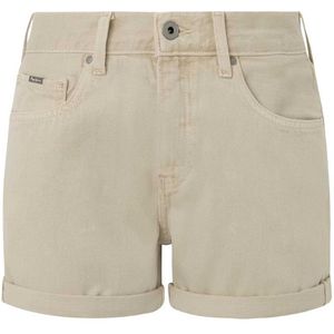 Pepe Jeans Straight Fit Hoge Taille Denim Shorts