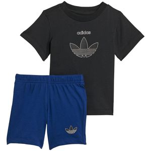 Adidas Originals Set Blauw,Zwart 3-6 Months