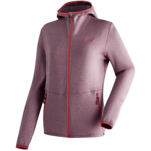 Maier Sports Fave W Hoodie Fleece Paars L Vrouw