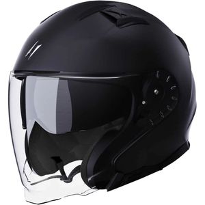 Stormer - Rival - Open Helm - Zwart - ECE 2206 Goedgekeurd, Bluetooth-gereed, Anti-kras Scherm