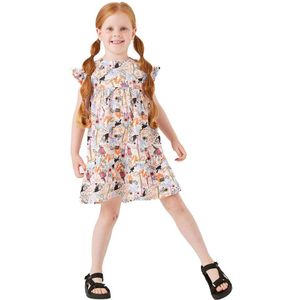 Garcia P44681 Short Sleeve Short Dress Veelkleurig 6-7 years Meisje