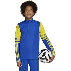 adidas - Squadra 25 - Trainingstrui - Blauw Geel - 1/4-Zip Kids