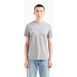 Armani Exchange 8nzt72_z8h4z Short Sleeve V Neck T-shirt Grijs M Man