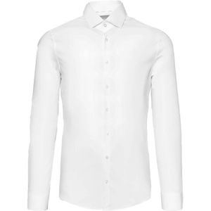 Calvin Klein Long Sleeve Shirt Wit 44 Man