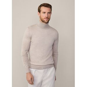 Hackett Merino Silk Roll Trui Met Hoge Hals