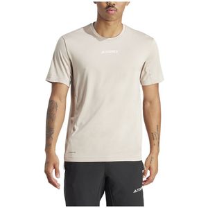 Adidas Terrex Multi Short Sleeve T-shirt Beige L Man