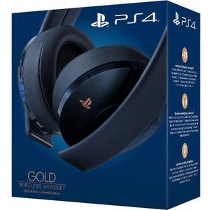 Sony - Gold Wireless Stereo Headset - 7.1 Virtual Surround Sound - 500 Million Limited Edition