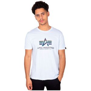 Alpha Industries Basic Rainbow Reflective Short Sleeve T-shirt Wit S Man