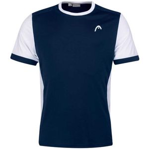Head Racket Davies Short Sleeve T-shirt Wit,Zwart 164 cm Jongen