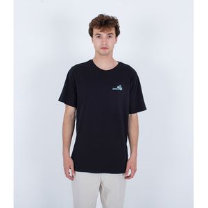 Hurley Everyday Oasis Of Pleasure Short Sleeve T-shirt Zwart 2XL Man