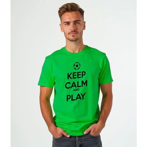 Kruskis Keep Calm And Play Football T-shirt Met Korte Mouwen