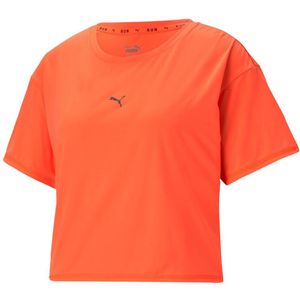 Puma Launch Cool Adapt Short Sleeve T-shirt Oranje XS Vrouw