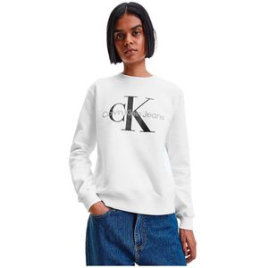 Calvin Klein Jeans Monogram Sweatshirt Wit 3XL Vrouw