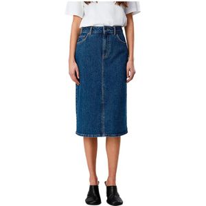 Object Ellen Denim Midi Rok