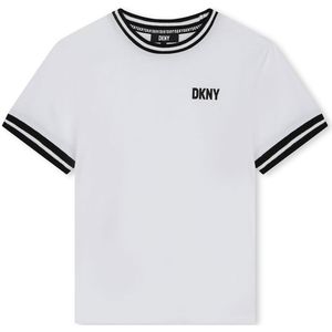 Dkny D60035 Short Sleeve T-shirt Wit 8 Years