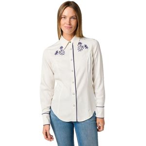 Wrangler Piped Western Overhemd Met Lange Mouwen