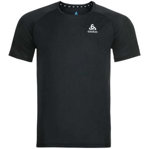 Odlo Essential Chill-tech Short Sleeve T-shirt Zwart S Man