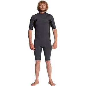 Billabong Absolute 2/2 Mm Korte Mouwen Neopreen Pak Rits Op De Borst
