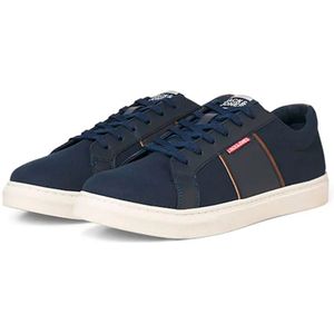 Sneakers - Effen - Imitatieleer/Textiel - Vetering met 6 Gaten