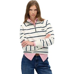 Superdry - Athletic Essentials Stripe - Sweatshirt - Halve Rits