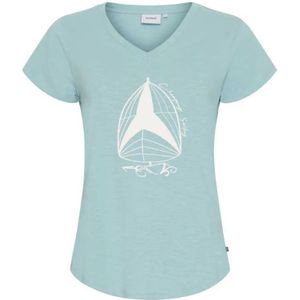 Sea Ranch Asta T-shirt Met Korte Mouwen En V-hals