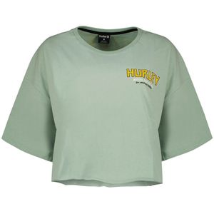 Hurley Oceancare Tour Back Print Short Sleeve T-shirt Groen S Vrouw