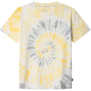 Pepe Jeans - PB503996 Freddy - T-shirt - Geel - Korte Mouwen - Casual - Katoen
